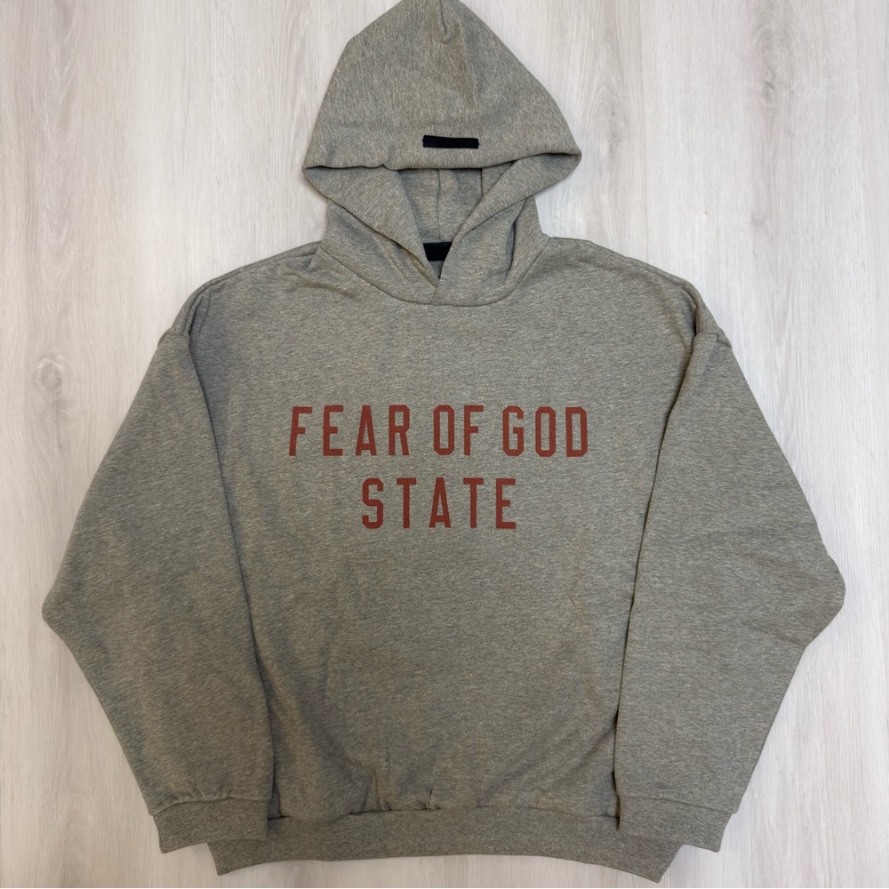 Fear of God State Heather Gray Hoodie